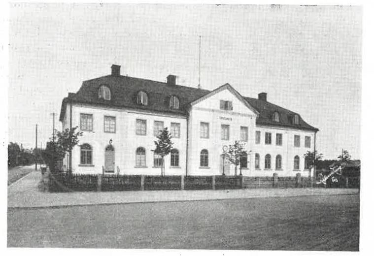 Tingshuset efter ombyggnad år 1924 (Källa: Sima, A, 1939, Ljusdals municipalsamhälle och Ljusdals köping – ett stationssamhälles historia, s. 77).